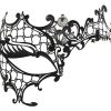 Metal Filigree Phantom Masquerade Mask