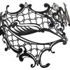 Metal Filigree Phantom Masquerade Mask