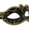 Classic Black And Gold Venetian Mask