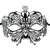 High Point Heart Filigree Mask