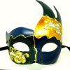 Blue, Gold and Green Venetian Mask