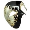 Black and Silver Venetian Phantom Mask