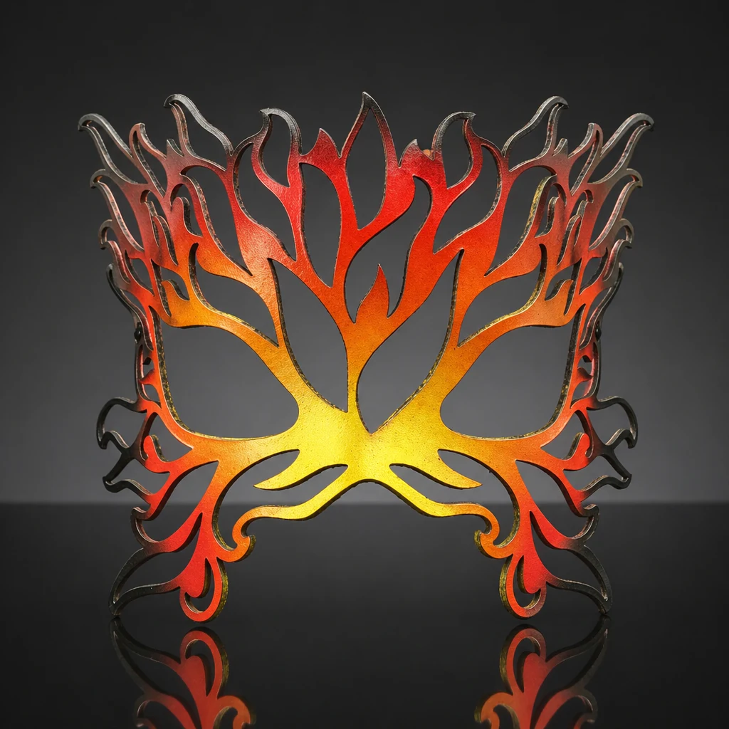 Authentic Leather Fire Mask