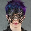 Real Leather Fire Mask for Glasses