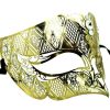 Gold Metal Royal Filigree Masquerade Mask