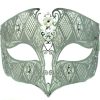 Silver Metal Royal Filigree Masquerade Mask