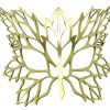 Golden Autumn Authentic Leather Filigree Mask