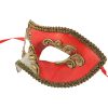 Classic Red Abstract Venetian Mask