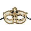 Gold and Black High Point Venetian Mask