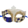 La Musica Dark Blue Venetian Mask