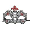 The Red Queen Filigree Masquerade Mask