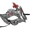 The Red Queen Filigree Masquerade Mask