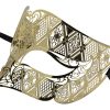 Gold Noble Filigree Masquerade Mask