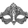 King and Queen Royal Filigree Masquerade Mask