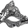 King and Queen Royal Filigree Masquerade Mask