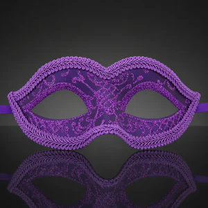 Purple Venetian Mask