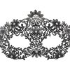 Metal Garden of Eden Masquerade Mask with Crystals