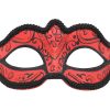 Vibrant Red Venetian Mask