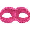 Hot Pink Venetian Mask