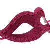 Hot Pink Venetian Mask