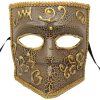Brown and Gold Venetian Mask