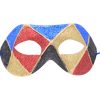 Blue Red Gold Black Multicolored Venetian Mask