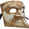 Gold Musical Bauta Authentic Venetian Mask