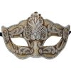 Cream And Silver Authentic Masquerade Mask