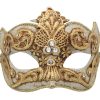 Cream And Gold Authentic Masquerade Mask