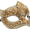 Cream And Gold Authentic Masquerade Mask