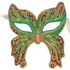 Green Butterfly Masquerade Mask