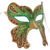 Green Butterfly Masquerade Mask
