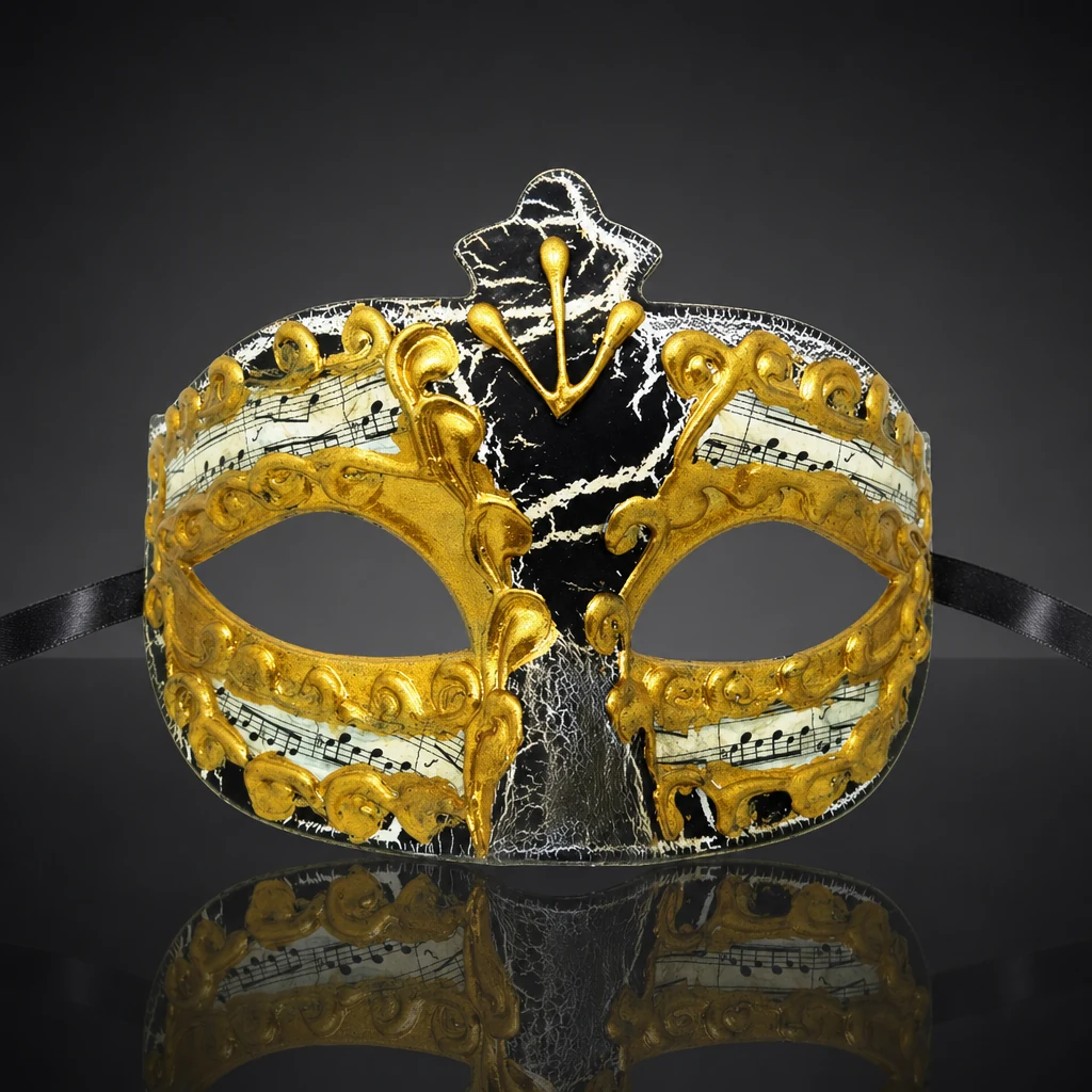 Crackle Black Mask
