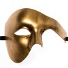 Metallic Gold Phantom Mask