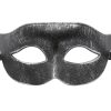 Silver and Black Classic Masquerade Mask