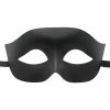 Matte Black Masquerade Mask