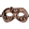 Steampunk Gear & Puzzle Copper Mask