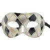 Black and White Masquerade Mask