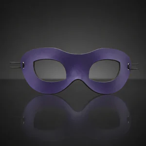 Sly Purple Leather Eye Mask - Small