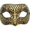 Black And Gold Authentic Masquerade Mask